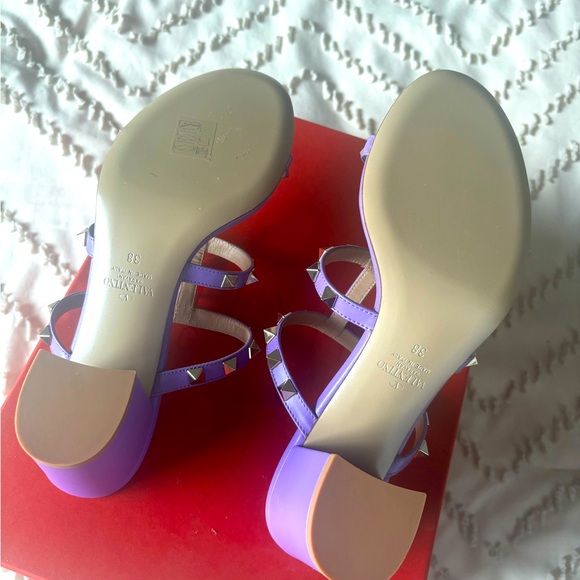 Valentino Slip on Block Heels✨ - Picture 2 of 3